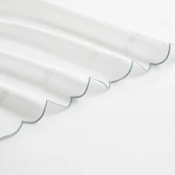 Coastal Chic Scalloped Edge Cotton Sheet Set