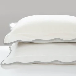 Coastal Chic Scalloped Edge 3 Piece Comforter Set