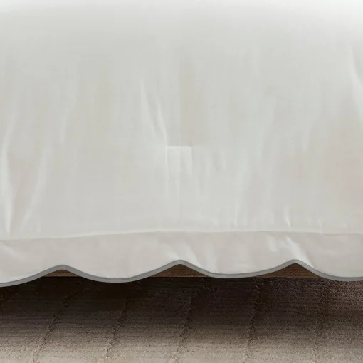 Coastal Chic Scalloped Edge 3 Piece Comforter Set