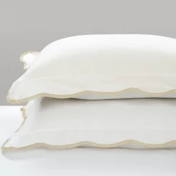 Coastal Chic Scalloped Edge 3 Piece Comforter Set