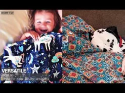 Coastal Reef Feather Throw