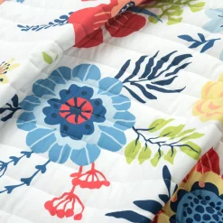 Cottagecore Ariana Flower Reversible Quilt 3 Piece Set