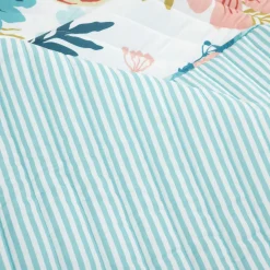 Cottagecore Ariana Flower Reversible Quilt 3 Piece Set