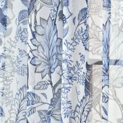Cynthia Jacobean Sheer Window Curtain Panel Set