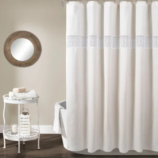 Dana Lace Shower Curtain