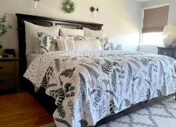 Devonia All Over Cotton Quilt 3 Piece Set