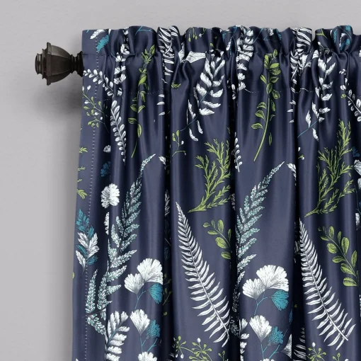 Devonia All Over Light Filtering Window Curtain Panel Set