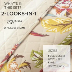Dolores 3 Piece Quilt Set