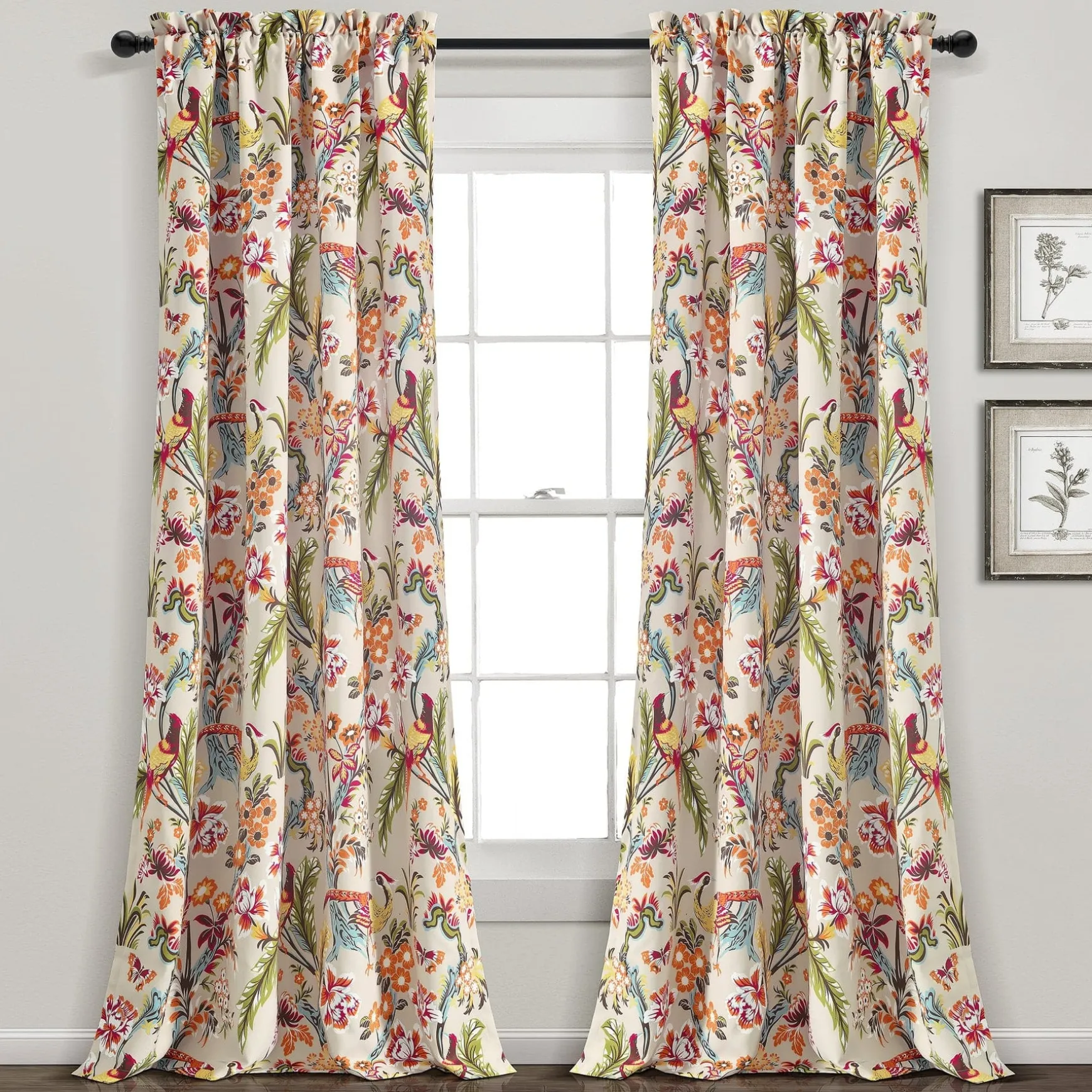 Dolores Light Filtering Window Curtain Set