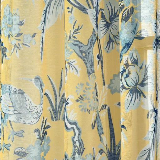 Dolores Sheer Window Curtain Panel Set