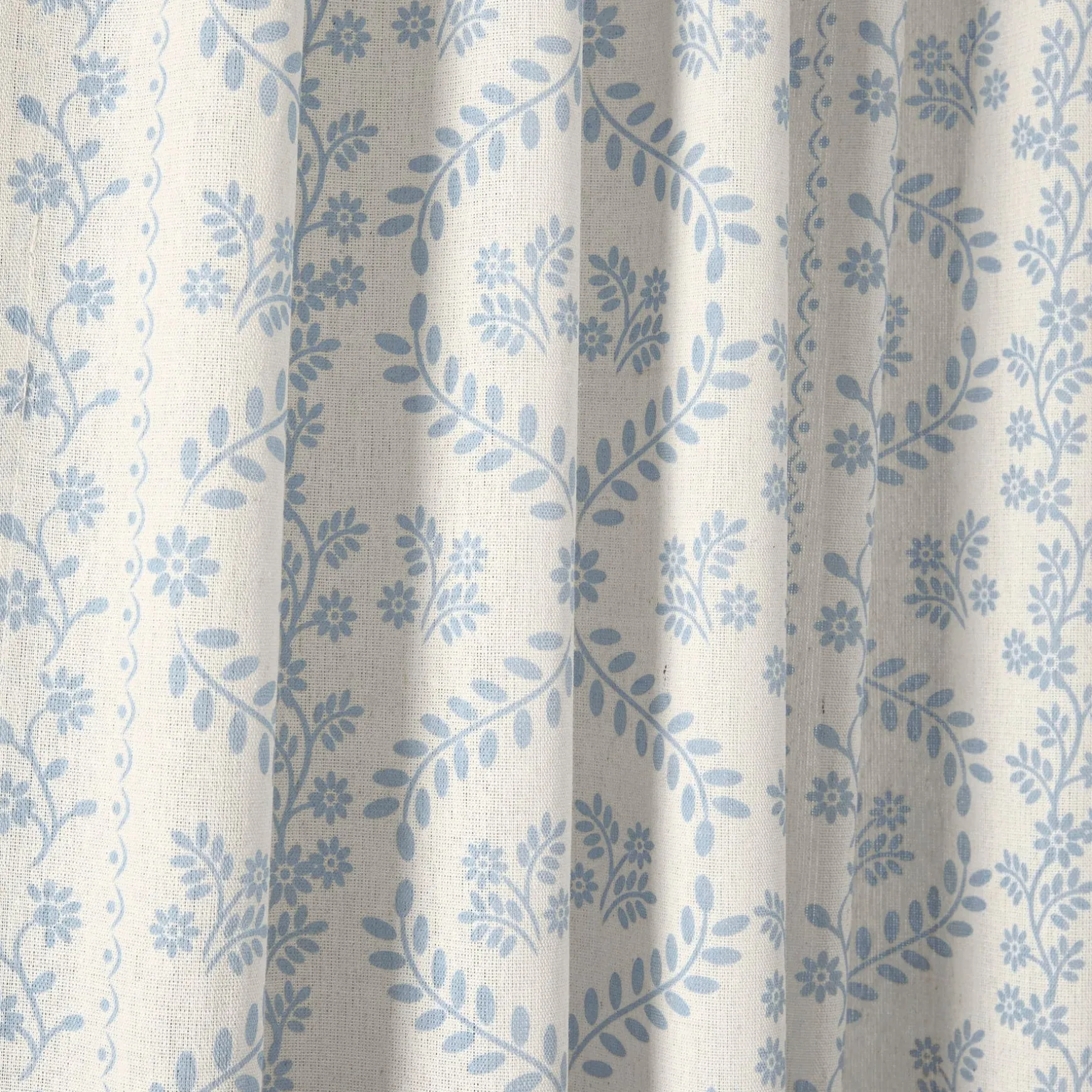 Doreen Delicate Floral Window Curtain Panel Set