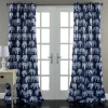 Elephant Parade Light Filtering Window Curtains Set