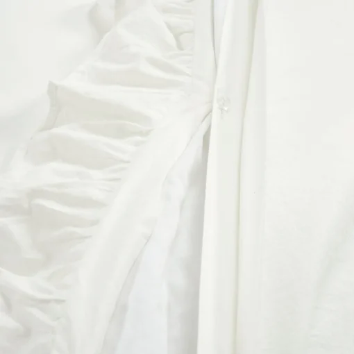Ella Ruffle Lace 100% Cotton Duvet Cover 3 Piece Set