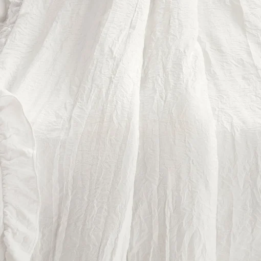 Ella Ruffle Lace Throw