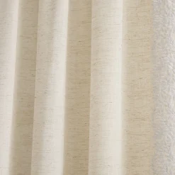 Emily Leaves Embroidered Window Curtain Panels