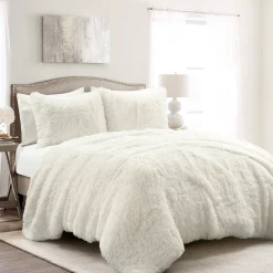Emma Faux Fur Comforter Set
