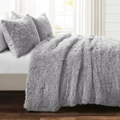 Emma Faux Fur Comforter Set