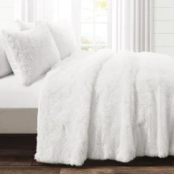 Emma Faux Fur Comforter Set