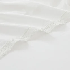 Evelyn Lace Trim Cotton Sheet Set