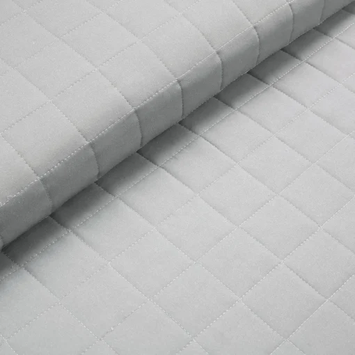 Farmhouse Box Stitch And Stripe Cotton Quilt 3 Piece Set