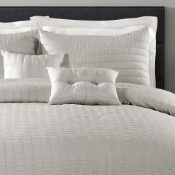 Farmhouse Seersucker 5 Piece Comforter Set