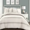 Farmhouse Stripe Reversible Comforter Set