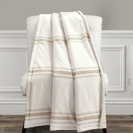 Farmhouse Stripe Throw