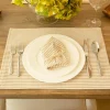 Farmhouse Ticking Stripe Yarn Dyed Placemat 4-Pack Set