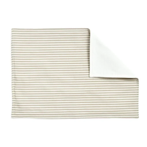 Farmhouse Ticking Stripe Yarn Dyed Placemat 4-Pack Set