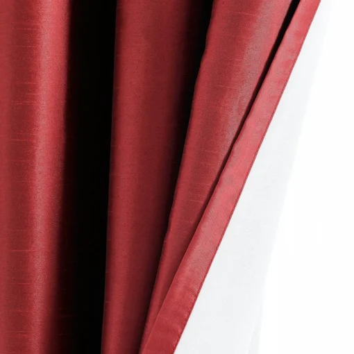 Faux Silk 100% Blackout Window Curtain Panel