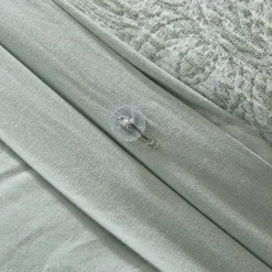 Floral Jacobean Gauze Jacquard Duvet Cover Set