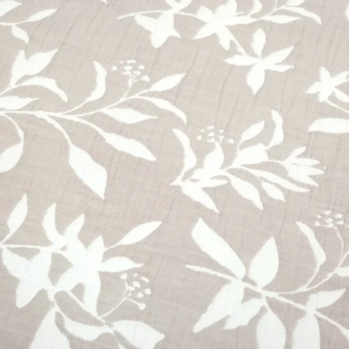 Floral Jacquard Reversible Soft Matelassé 3 Piece Quilt Set
