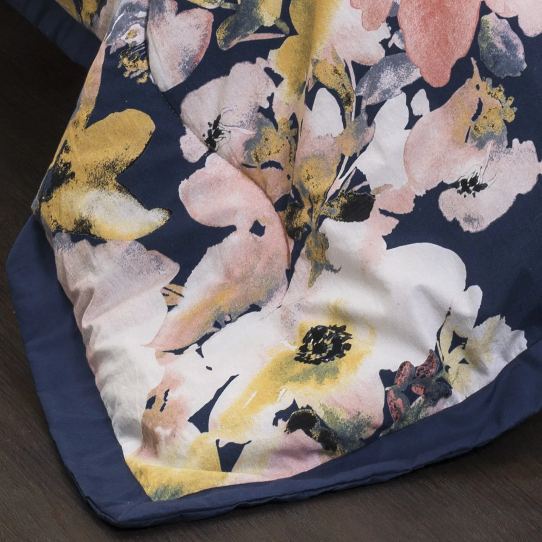 Floral Watercolor Comforter 7 Piece Set