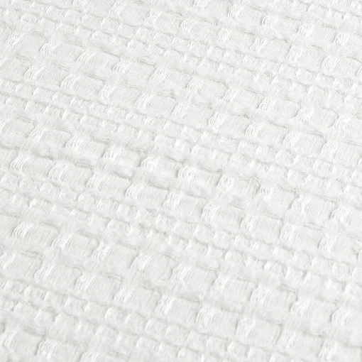 Haniya Solid Waffle Woven Cotton Textured Duvet Cover Set