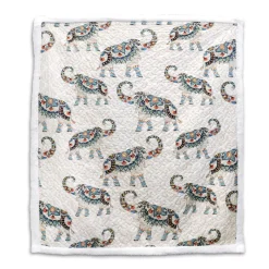 Hati Elephants Throw Sherpa