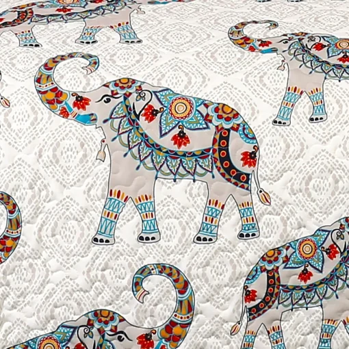 Hati Elephants Throw Sherpa