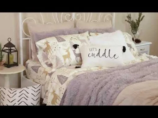 Home Family Blessing Plaid Embroidery Script Decorative Pillow Cover