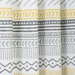 Hygge Geo Light Filtering Window Curtain Panel Set