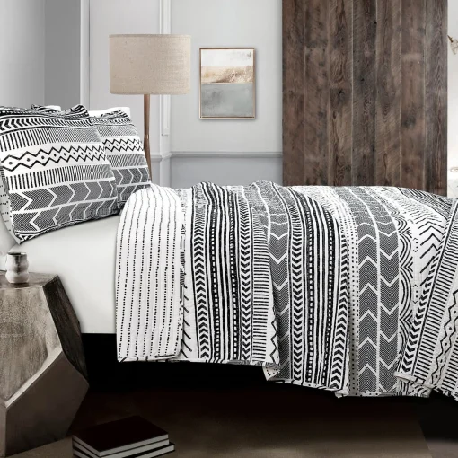 Hygge Geo Quilt 3 Piece Set
