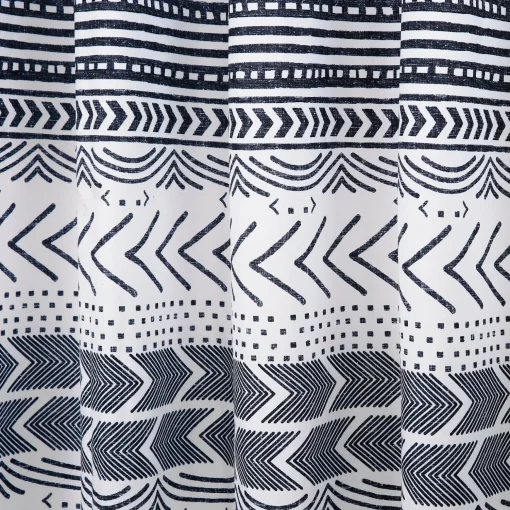 Hygge Geo Shower Curtain