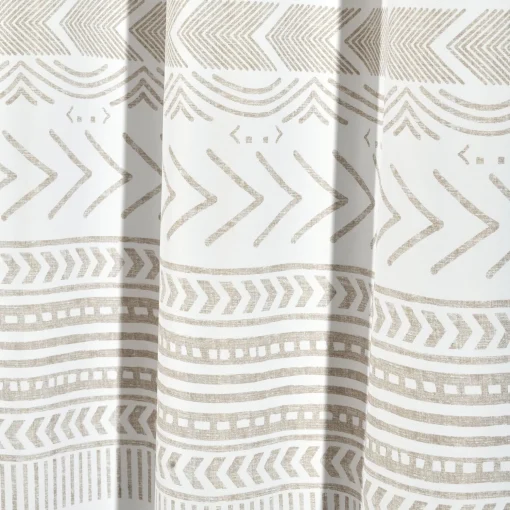 Hygge Geo Shower Curtain