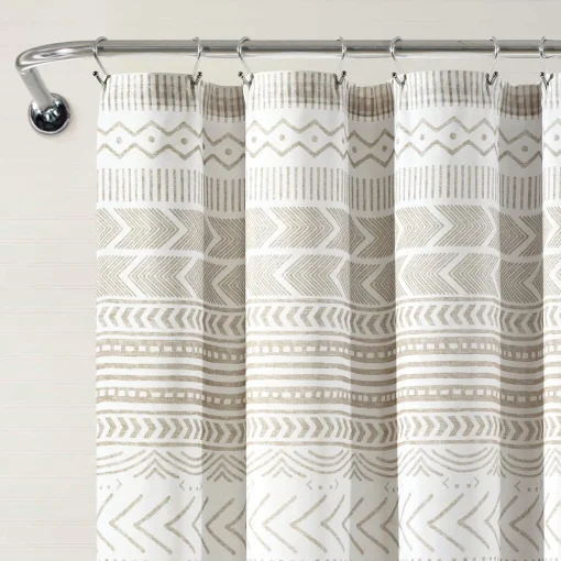 Hygge Geo Shower Curtain