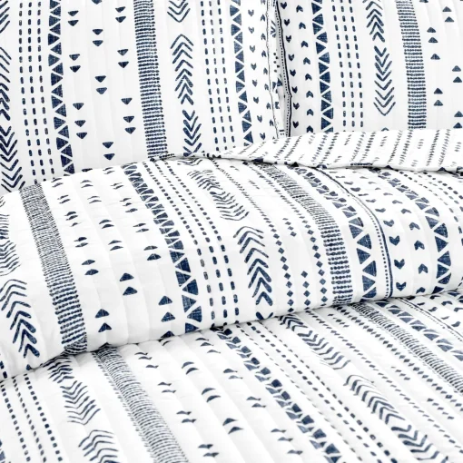 Hygge Stripe 3 Piece Quilt Set