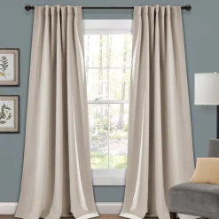 Insulated Back Tab Blackout Curtain Panel Set