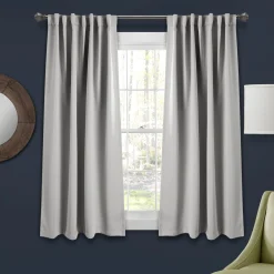 Insulated Back Tab Blackout Curtain Panel Set