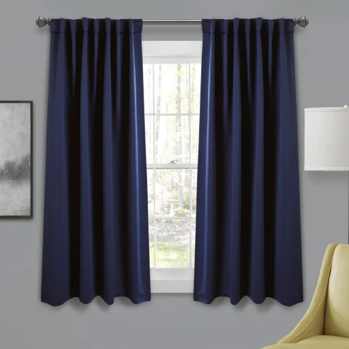 Insulated Back Tab Blackout Curtain Panel Set