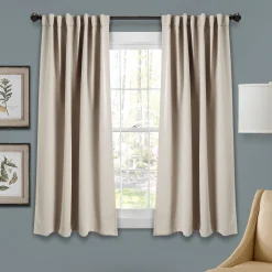 Insulated Back Tab Blackout Curtain Panel Set