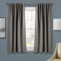 Insulated Back Tab Blackout Curtain Panel Set