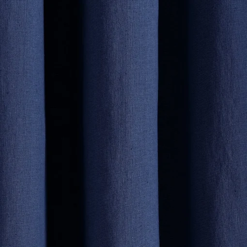 Insulated Grommet Blackout Faux Linen Window Curtain Panel
