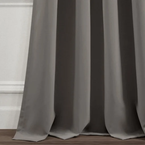 Insulated Rod Pocket Blackout Curtain Panel Set